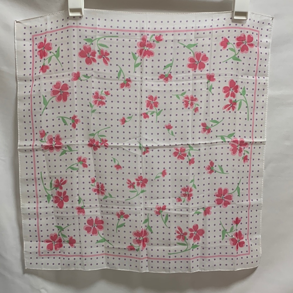 3 vintage floral head scarves - Picture 2 of 11